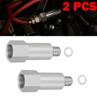 2PCS LS Engine swap coolant Water Temp Sensor Adapter M12 1.5 Adapter to 3/8 NPT