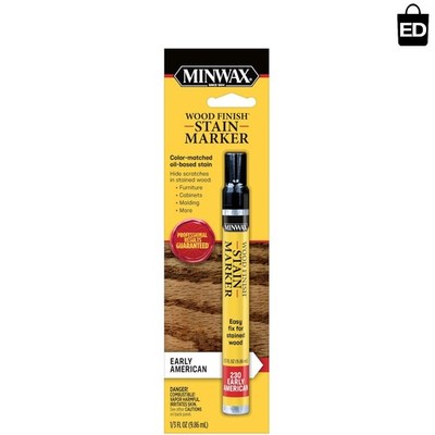 Wood Finish Stain Marker for Touch-Ups - Early American, Fast Drying & Easy Use