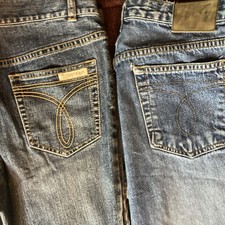 2 pairs of Vintage Calvin Klein Women's Jeans