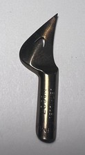 N Letailleur No 607 Antique French Oblique Steel Dip Pen Nib Rare Calligraphy