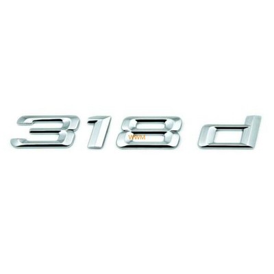  Aufkleber Emblem 3D-Schriftzug-Logo Aufkleber 3er Reihe.Für BMW reihe 318d