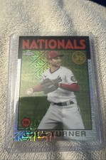 2021 Topps -Silver Pack Series 2 1986 Topps Chrome Baseball Trea Turner #86TC-62