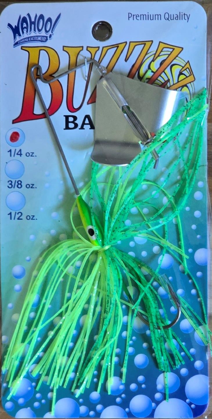 (3) Wahoo Tackle Buzzbait 1/4 oz Premium Hook Epoxy Paint Finish Topwater Action - Image 2