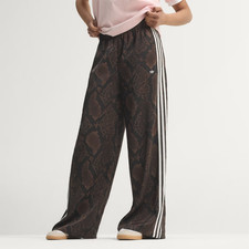 adidas Originals Women's Satin Snake Print Wide Leg Track Pant KX1887