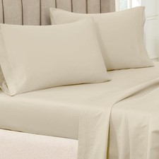 100 Egyptian Cotton 650 Thread Count, Standard 2-Piece Pillowcase Set, Single