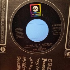 Jim Croce, Time In a Bottle ~ 1972 ABC 45 +sleeve