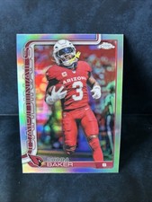 2025 Topps Chrome Budda Baker #8 Refractor Arizona Cardinals 🔥