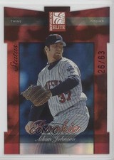 2002 Donruss Elite Rookie Status Die-Cut 26/63 Adam Johnson #192 0l1