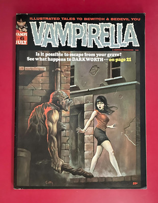 VAMPIRELLA #6 (FVF) WARREN Magazine 1970 KELLY cover FOX BENNET ROYER Bronze Age