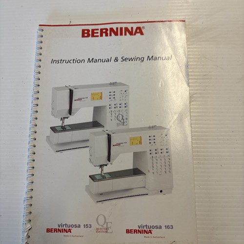 Bernina Virtuosa 153 163  Instruction Manual