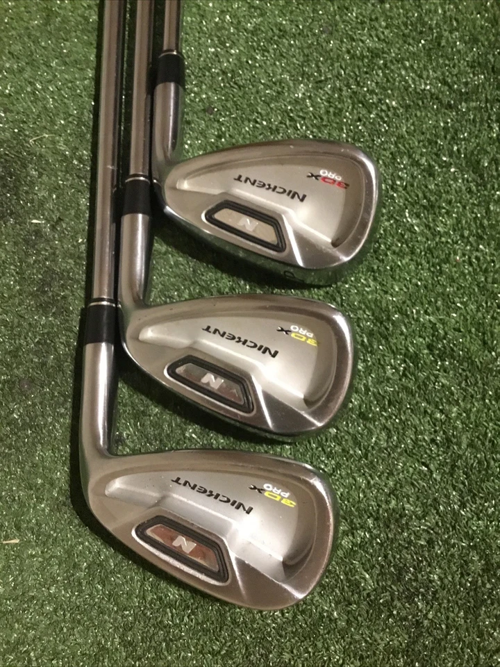 Nickent 3DX Pro J & H Irons Set (3-PW, No 6i) Stiff Rifle Flighted Steel Shafts - Image 4 of 4