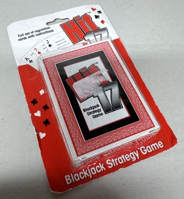 Hit 17 Blackjack Strategy Game 1992 NEW SEALED Megatoys U3