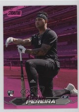 2024 Topps Stadium Club Pink Foil Everson Pereira #287 1oa8