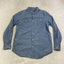 Polo Ralph Lauren Kids Chambray Button Down Shirt XL 18-20 Long Sleeve