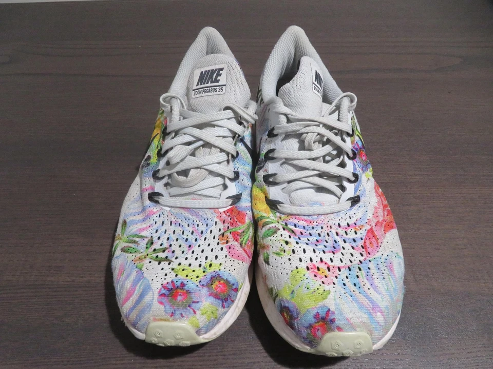 Nike Zoom Pegasus 35 Shoes Womens Size 10 Multicolor Floral Running AV3520-001 - Image 2 of 4