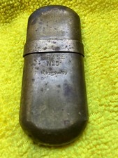 Vintage Kingsway Brass No. 5 Trench Cigarette Pocket Lighter Petrol