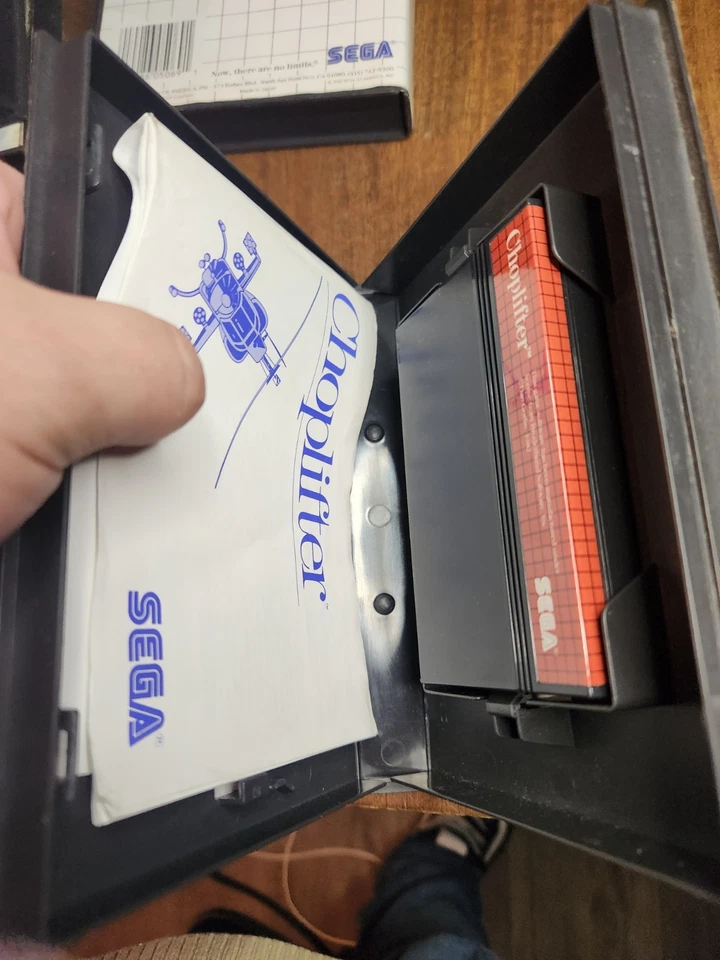 Choplifter Sega Master System with box and manual - Image 3 of 3
