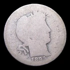 1895(?) Barber Dime Silver ---- Nice Coin ---- #KK318