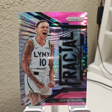 Panini 2025 Prizm WNBA Courtney Williams #6 Minnesota Lynx Fractal /75