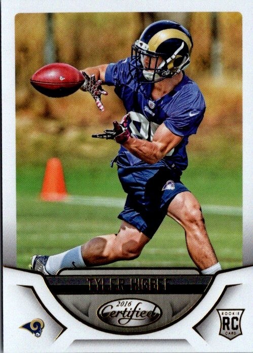 2016 Panini Certified #139 Tyler Higbee /999 Rookie Card RC Los Angeles Rams