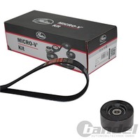 Gates Micro-V Kit KEILRIPPENRIEMEN-SATZ Passend FüR Nissan Note Qashqai |