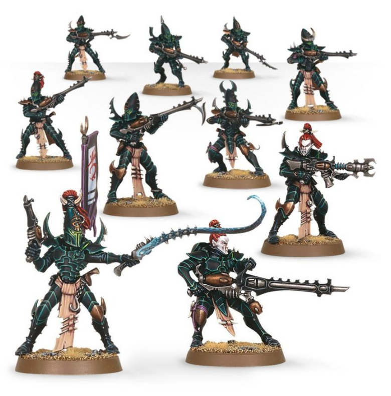 Warhammer 40k Drukhari Kabalite Warriors / Kabalenkrieger