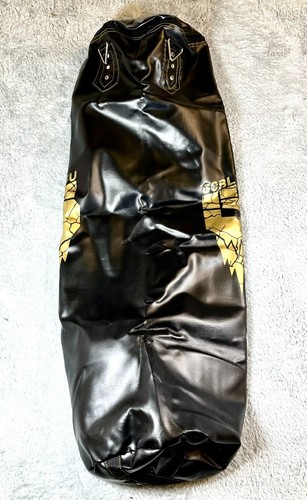 Hanging Punching Bag for Adults With Boxing Gloves Set - Black