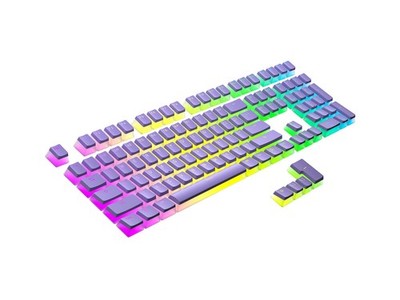 Pudding PBT Keycaps | 112 Double Shot Translucent ANSI US & ISO Layout | OEM Pro