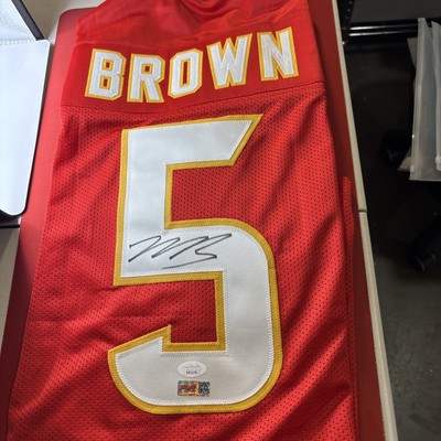 Marquise Brown Signed Kansas City Chiefs Jersey (JSA COA) XL