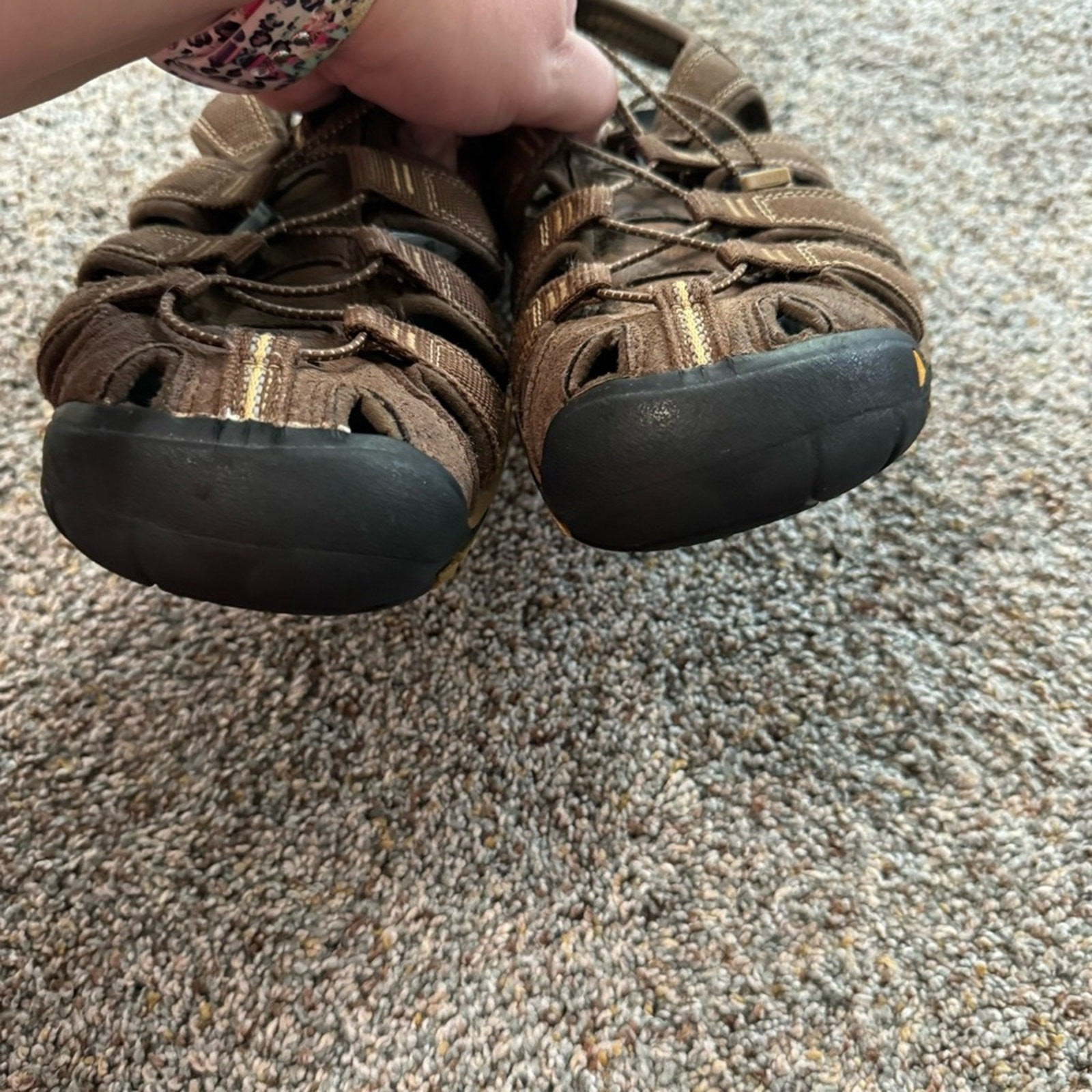 Sandali Keen marroni impermeabili da trekking outdoor uomo taglia 9