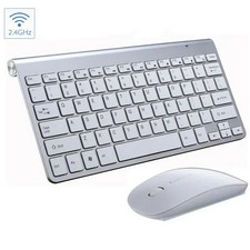 Mini Wireless Keyboard And Mouse Set Waterproof 2.4G For Mac Apple PC Computer