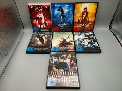 Resident Evil 1-6 + Degeneration | Komplette Filmreihe (DVD, 7 Discs) | Sehr gut