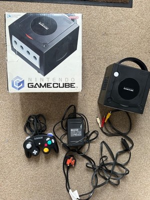 Nintendo Gamecube Schwarz Konsole Bundle OVP PAL ALLE OFFIZIELLEN ARTIKEL INKL CONTROL