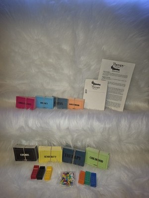 Therapy The Game 6 Plastic Couches 36 Mastery Pegs 1986 Replacement Pieces Parts