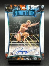 Ilja Dragunov 2025 Topps Exalted WWE Elevated Ink Autograph Aqua /99