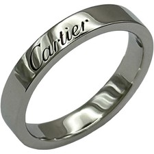 Cartier C de Ring Platinum Pt950 Jewelry Used