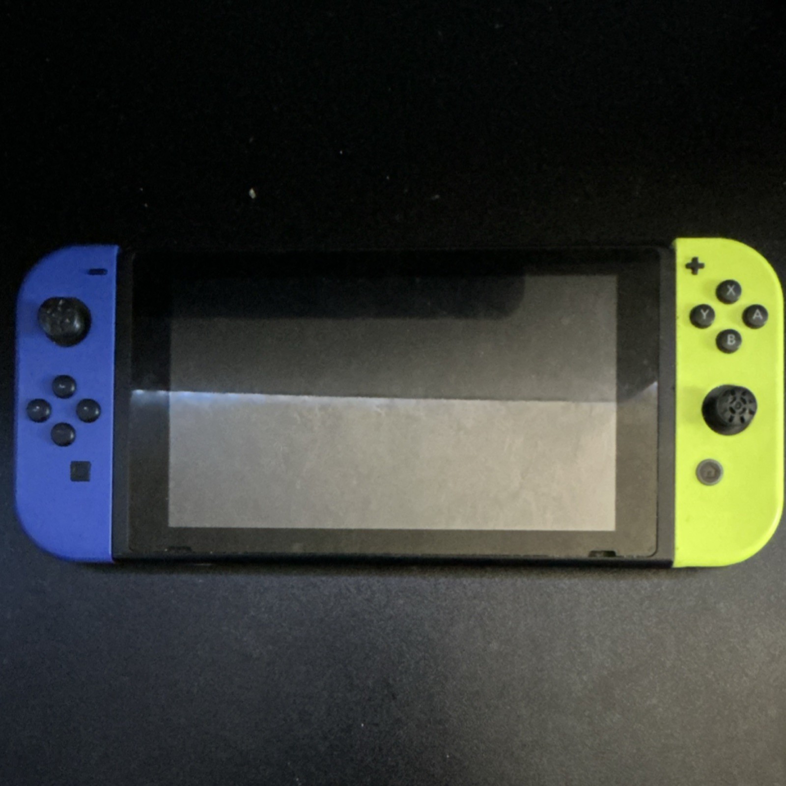 Nintendo Switch Console Blue & Neon Yellow Joy-Cons USB-C Handheld Mode