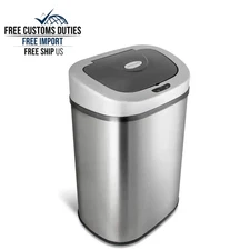 SALE OFF! NINESTARS 21.1-gallon Motion Sensor Stainless Steel Trashcan DZT-80-4