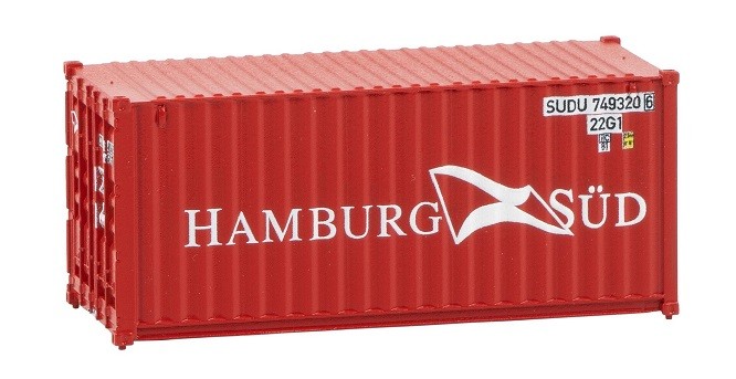 Faller 182001 - 1/87 / H0 20' Container HAMBURG SÜD - New