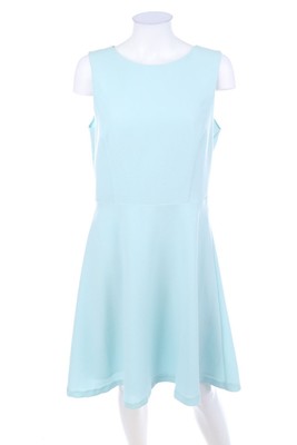 WAREHOUSE Cocktailkleid Kleid Abendkleid Cut-outs UK 14 = D 40 eisblau