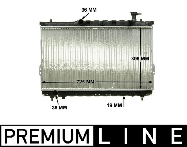 Mahle MotorküHler WasserküHler Premium Line CR 1297 000P FüR Santa FÉ SM Hyundai-image