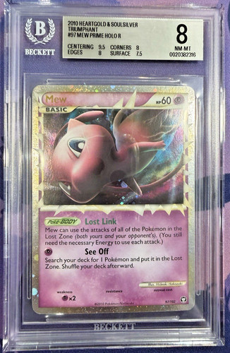 Mew graded BGS 8 for sale on eBay
