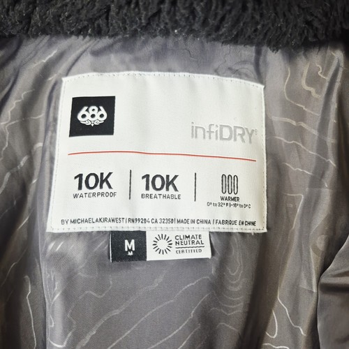 686 Girls Hydra Insulated Snowboard Ski Jacket Youth Medium Waterproof Read* - Picture 5 of 15