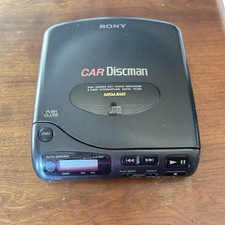 Vintage Sony Car Discman CD Compact Player Model D-802K Tested Working