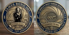 James Bond 007 73rd Anniversary Commemorative Coin BC59
