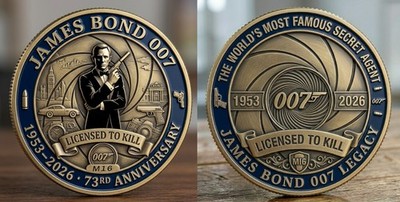 James Bond 007 73rd Anniversary Commemorative Coin BC59