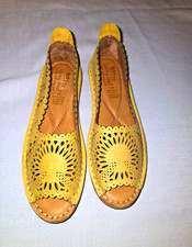 Spring Step Leather Cut-Out Scalloped Slip-On...