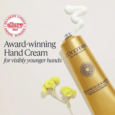 L'Occitane Immortelle KARITE Hand Cream Serum in Cream  2.7oz/ 75ml *NEW IN BOX*
