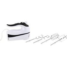 Handmixer-Set: Rührständer, Edelstahl-Schüssel, 5 Stufen, Turbo, 500 W