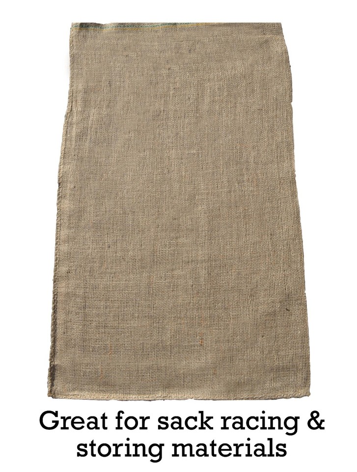 1 Sack Of 24" X 40" Burlap Bags (24 Bags) – For Potato Sack Races, Sandbags, Crafts